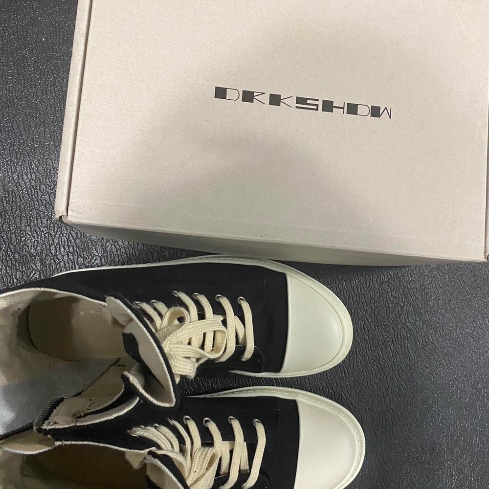 rick owens drkshdw high top